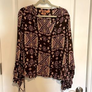 Fun and Professional Tory Burch Blouse!